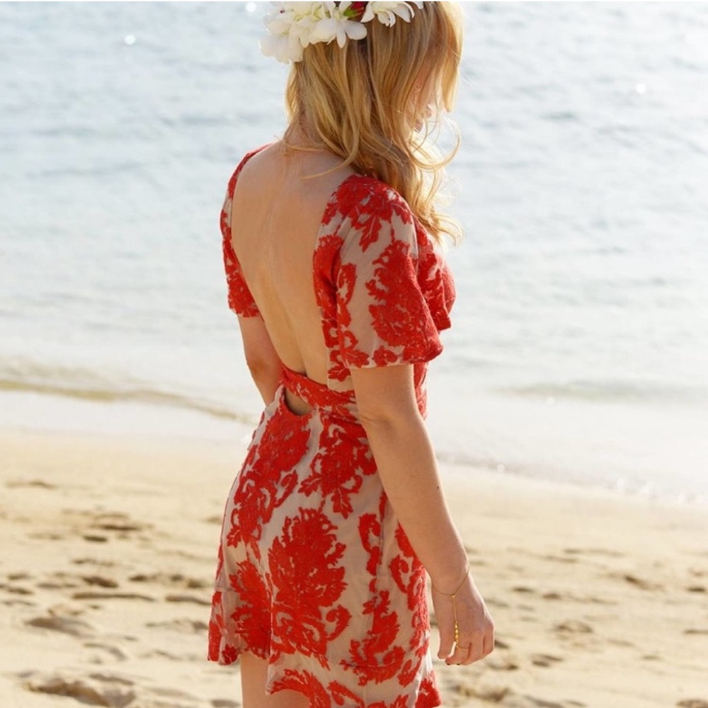 Red For Love and Lemons San Marcos dress